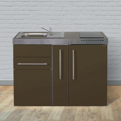 Büroküche 120 cm breit mit Apothekerschrank Büroküche 120 cm breit mit Apothekerschrank